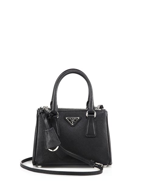 prada black mini|prada mini tote bag.